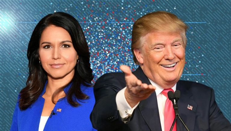 Donald Trump In Conversation With Tulsi Gabbard On Being Vice ...